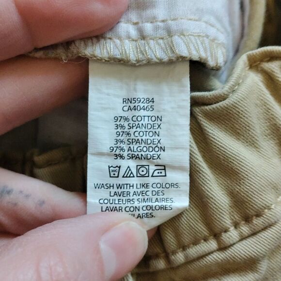 Childrens Place dress pants size 4 Khaki Tan adjustable waist Spring Easter - Picture 4 of 6